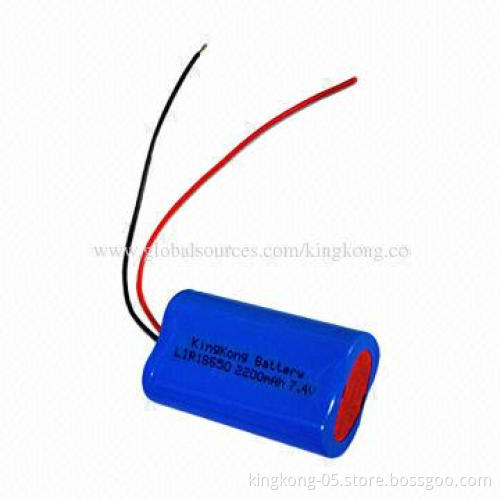Factory Price Lithium-ion Battery Pack with 2,200mAh Capacity